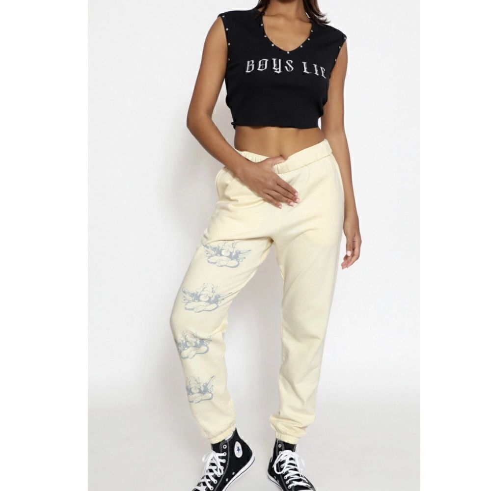 NEW Boys Lie Deserted Jogger Sweatpants Sand Women’s XS